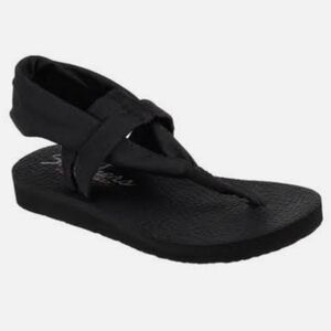 Skechers Womens Yoga Foam Sandals Flats shoes sz 9